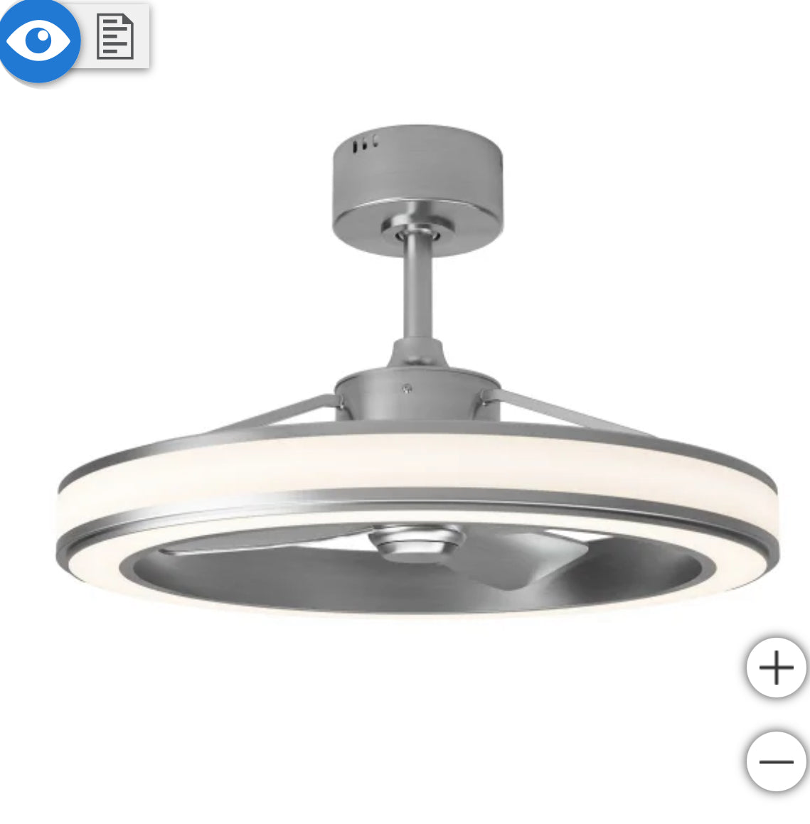 Artika Edwin 23" LED Chandelier Ceiling Fan - Retail $150