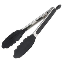 Winco 9-Inch Non-Slip Locking Tongs, Stainless Steel, 4-count