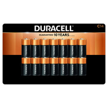 Duracell Coppertop Alkaline C Batteries, 14 Pack