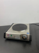 NEW - WARING® WEB300 Portable Heavy Duty Cast-Iron Single Burner Countertop, 1300W