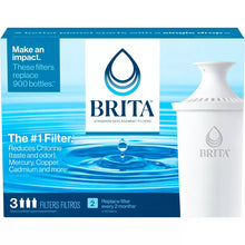 Brita Replacement Water Filters Water Pitchers and Dispensers - 3ct: Reduces Odors, 2-Month Filter Life (Please be advised that sets may be missing pieces or otherwise incomplete.)