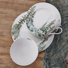 Mikasa Watercolor Forest 16-Piece Bone China Dinnerware Set