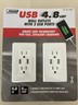 Feit Electric 1193819 Wall Outlets with USB Ports - 2 Pack