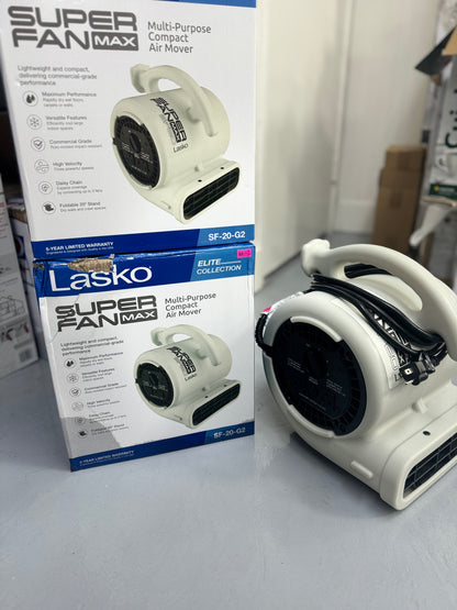 Lasko Super Fan Max Multi-Purpose Compact Air Mover- Retail $59