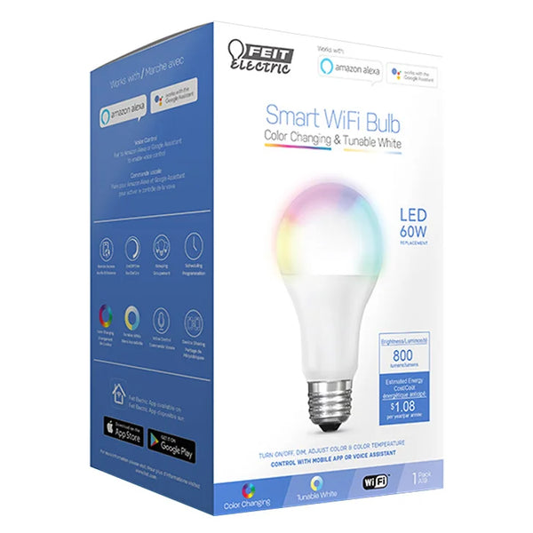 Feit Electric Wi-Fi Smart Bulbs, 4-pack