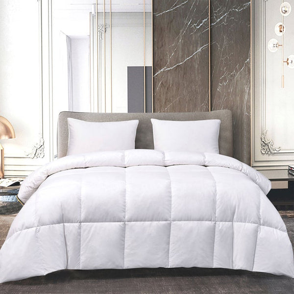 Hotel Grand White Goose Feather & Down Comforter_Twin