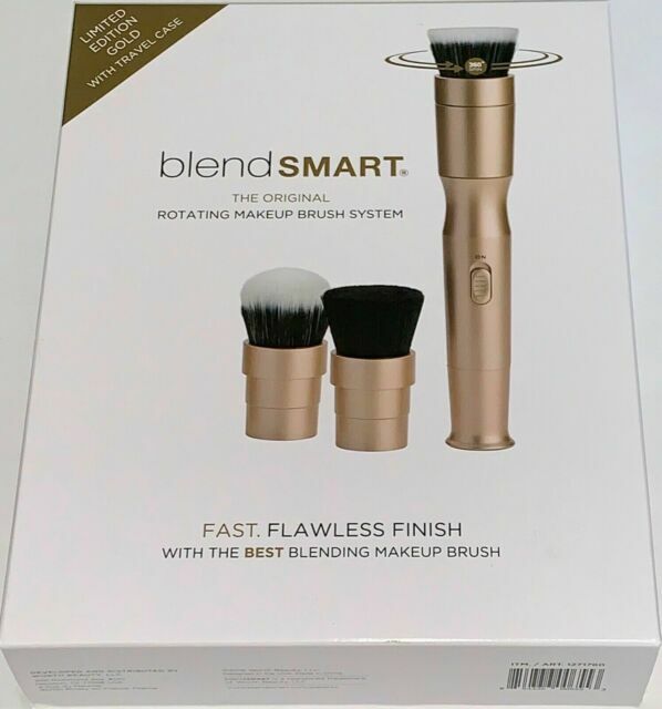 blendSMART Limited Gold Smart Rotating Makeup System Blend Brush