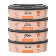 Diaper Genie Clean Laundry Scent Round Refill 4-pack, 1080-count, Plus 2 Carbon Filters