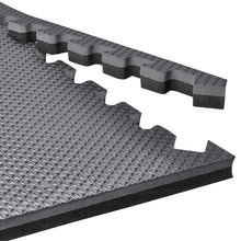 Norsk Reversible Foam Flooring, 48 sq ft., 24 in. x 24 in. Foam Mats Gray