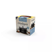 Crock-Pot 6qt Cook & Carry One Touch Programmable Slow Cooker Matte Black: Locking Lid, Removable Stoneware Pot