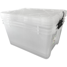 Greenmade InstaView 45 Multi-Use Storage Bin, 45 Quart, Clear, 3 ct