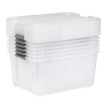 IRIS 45QT Clear Storage Bin with Buckles
