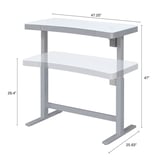 Tresanti Adjustable Height Sit/Stand Tech Desk