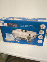 Winco 8 Quart Chafer with Folding Frame, Stainless Steel