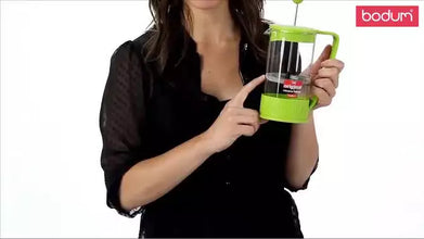 Bodum Brazil 8 Cup 34oz French Press Coffee Maker Black: Glass Carafe, Dishwasher-Safe, Manual Coffee Presser