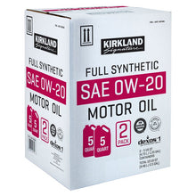 Kirkland Signature 5-Quart 0W20 & 5W30 Full Synthetic Motor Oil, 4-pack