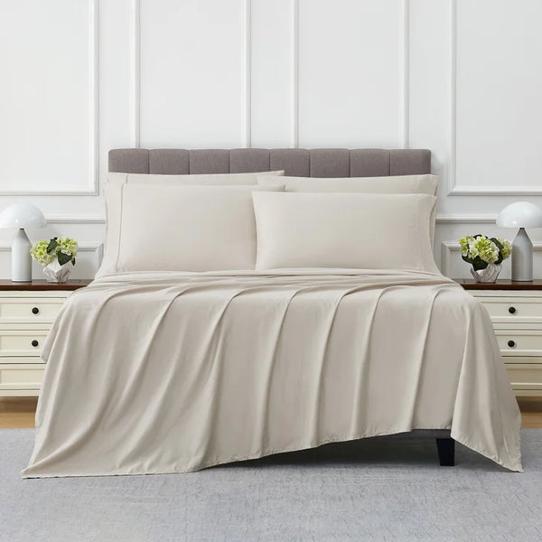 Kirkland Signature 680 Thread Count Sheet Set Beige F