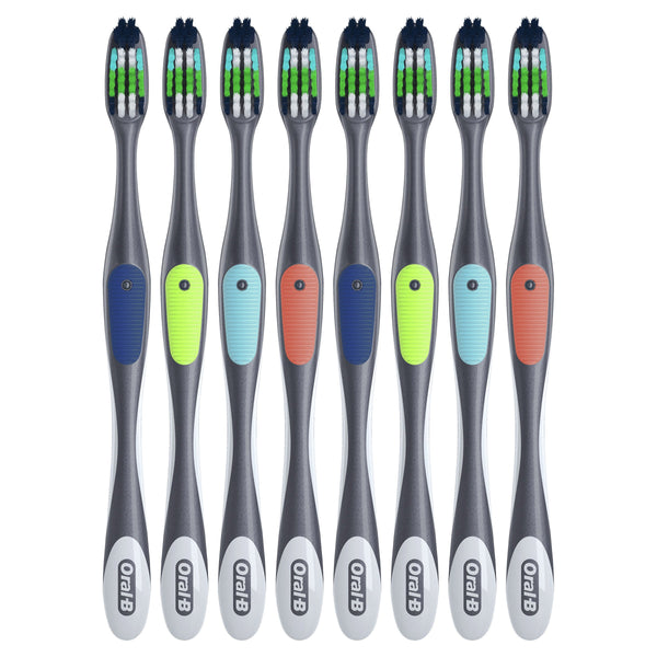 ORAL-B CROSS ACTION ADVANCED TOOTHBRUSH 8 COUNT