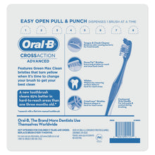 ORAL-B CROSS ACTION ADVANCED TOOTHBRUSH 8 COUNT