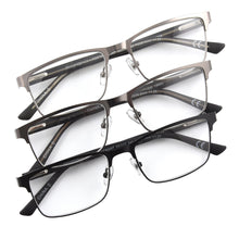 Design Optics by Foster Grant Kyne Full Metal Square Reading Glasses, 3-Pack