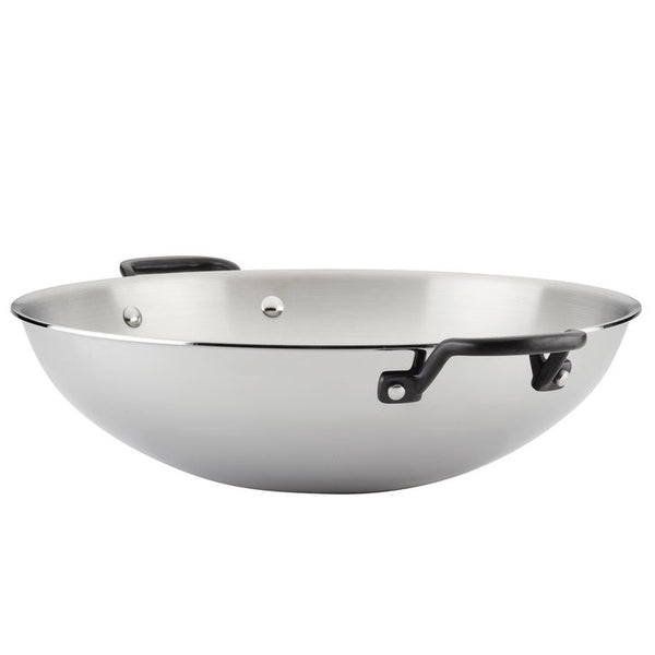 KitchenAid 15” 5-Ply Clad Stainless Steel Wok