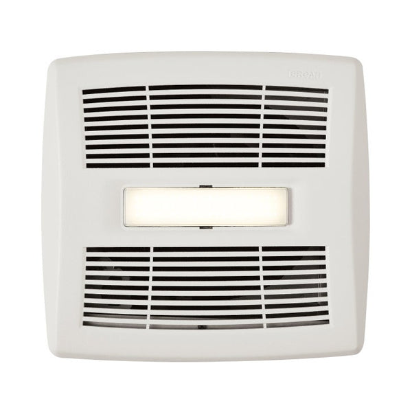Broan Ultra Quiet Humidity Sensing Bath Ventilation Fan with LED Light