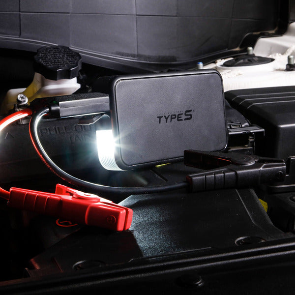 Type S 8000MAH Portable Power Bank Jump Starter with LCD Screen