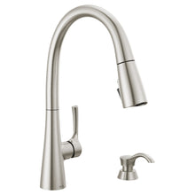 Delta Auburn Pull Down Kitchen Faucet and Soap Dispenser