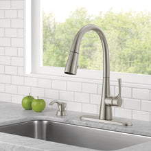 Delta Auburn Pull Down Kitchen Faucet and Soap Dispenser