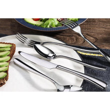 Cangshan Rain II Series 103-piece Stainless Steel 18/10 Forged Flatware Set