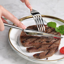 Cangshan Rain II Series 103-piece Stainless Steel 18/10 Forged Flatware Set