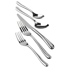 Cangshan Rain II Series 103-piece Stainless Steel 18/10 Forged Flatware Set