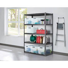 Gorilla 5-Shelf Heavy Duty Z-Beam Steel Shelving Unit, 48