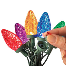 Sylvania Stay-Lit C9 Faceted Dual Color LED Lights, 100 Count