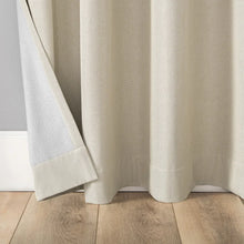 Sun Zero Pratt Tonal Texture Fleece Insulated 100% Blackout Window Curtains, 2-pack 84L X 50W Beige