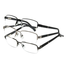 Design Optics by Foster Grant Lyden, +3.00, Semi- Rimless Rectangular Reading Glasses, 3-Pack