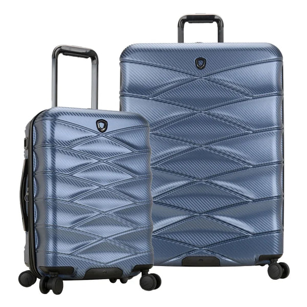 Traveler's Choice Granville II 2-piece Hardside Spinner Luggage Set Navy