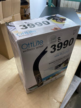 OttLite Black Wireless Charging LED Table Lamp