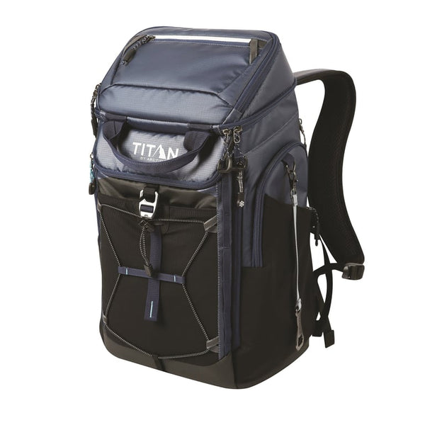 Titan 26-Can Backpack Cooler with Ice Walls
