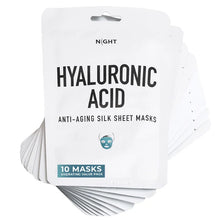 Discover NIGHT Hydrating Silk Hyaluronic Acid Sheet Mask 10-pack