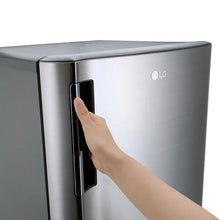 LG 6.0 cu. ft. Single Door Refrigerator with Inverter Compressor and Pocket Handle in Platinum Silver
