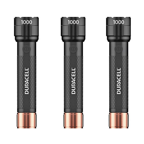Duracell 1000 Lumen 3-Pack Flashlights