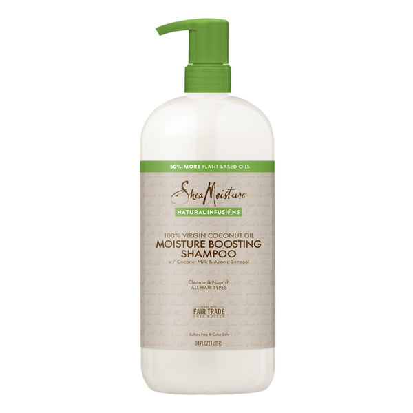 SHEA MOISTURE MOISTURE BOOSTING SHAMPOO, 34 FL OZ