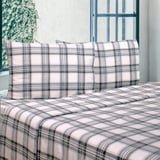 FLANNEL SHEET 4PC QUEEN