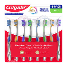 Colgate Total Advanced Whitening Toothbrush, 8-count