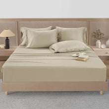 Hotel Signature 800 Thread Count Cotton 6-piece Sheet Set Beige Queen
