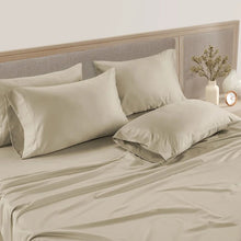 Hotel Signature 800 Thread Count Cotton 6-piece Sheet Set Beige Queen