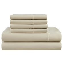 Hotel Signature 800 Thread Count Cotton 6-piece Sheet Set Beige Queen