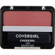 COVERGIRL Cheekers Blendable Powder Blush, 148 Natural Rose, 0.12 oz