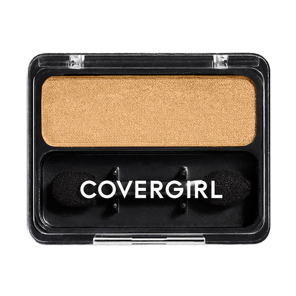 COVERGIRL Eye Enhancers 1-Kit Eyeshadow, 429 Glitzy Gold, 0.09 oz, Mono Shadows, Eyeshadow, Eyeshadow Makeup, Shimmer Eyeshadow, Versatile Eyeshadow, Silky Formula